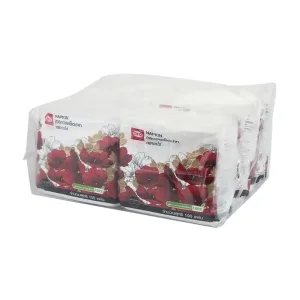 เอโร่ กระดาษเช็ดปาก 30X30 ซม. 100 แผ่น แพ็ค 6